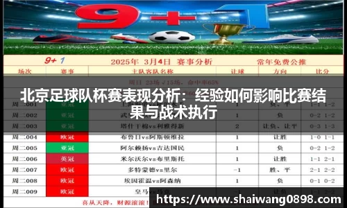 北京足球队杯赛表现分析：经验如何影响比赛结果与战术执行